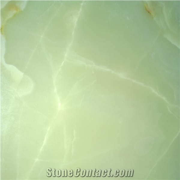Leaf Green Onyx, Onice Verde Persiano Green Onyx Block