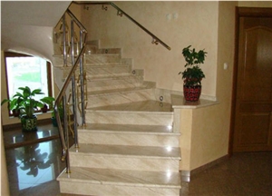 Amman Beige Marble Stairs