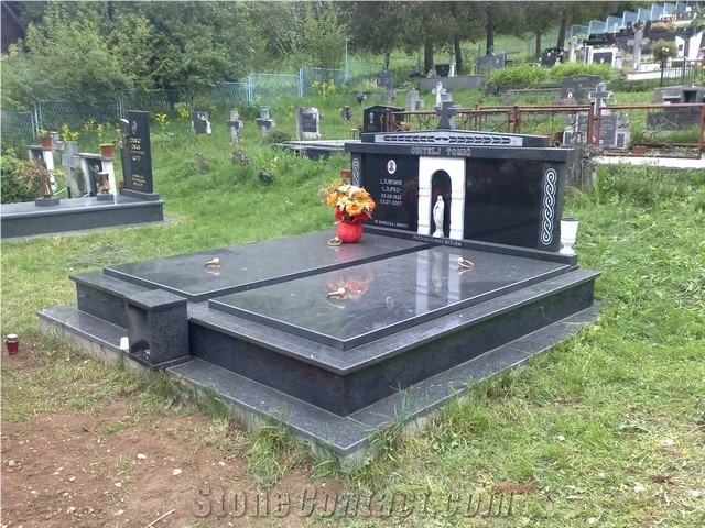 Nero Bosnija Black Granite Monuments
