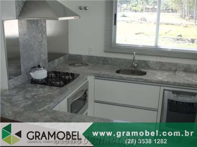 Cinza Est Marble Kitchen Countertop