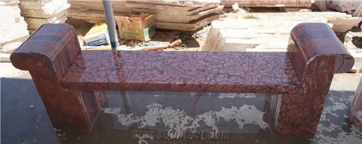 Red Marble Block