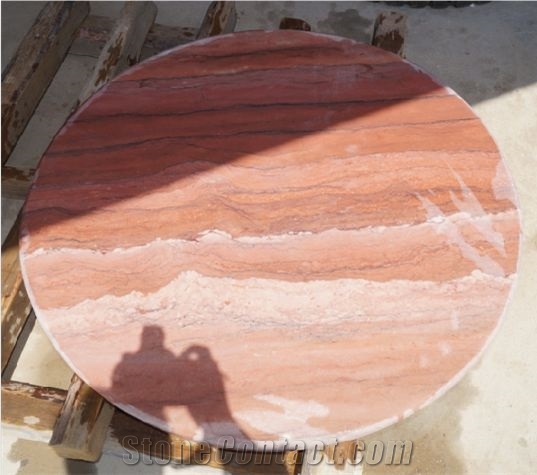 Red Marble Block