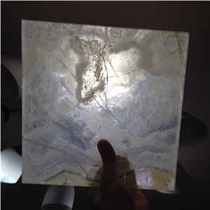 Glass Onyx Laminated Slabs & Tiles