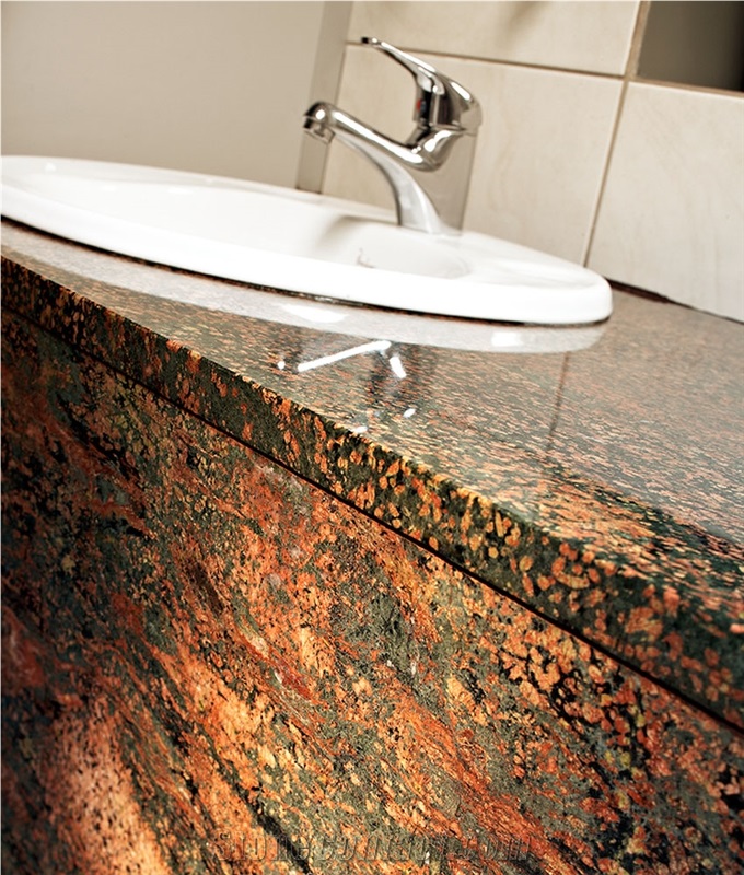 Verde Fuoco Granite Granite Bath Tops,Vanity Top