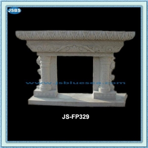 Beautiful Marble Fireplace, Natural Marble Fireplaces