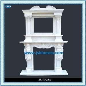 Beautiful Marble Fireplace, Natural Marble Fireplaces