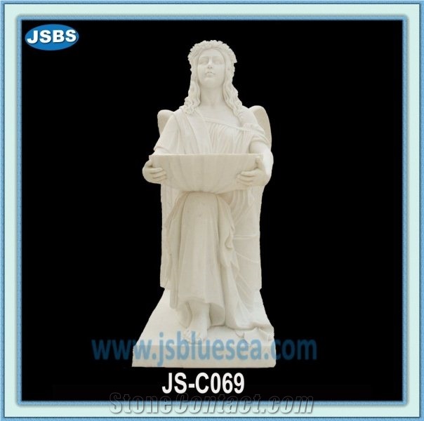 Cemetery Statues, Natural Marble Statues