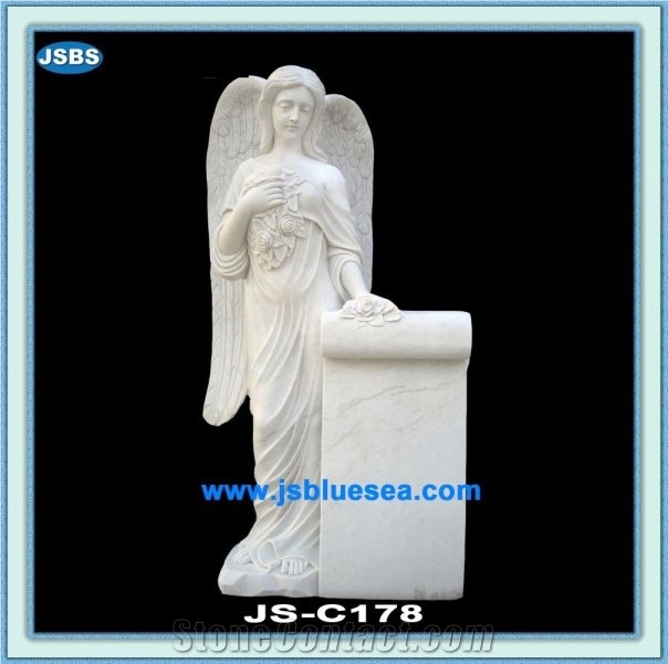 Cemetery Statues, Natural Marble Statues