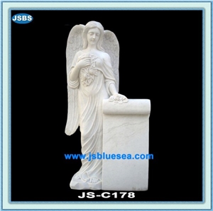 Cemetery Statues, Natural Marble Statues