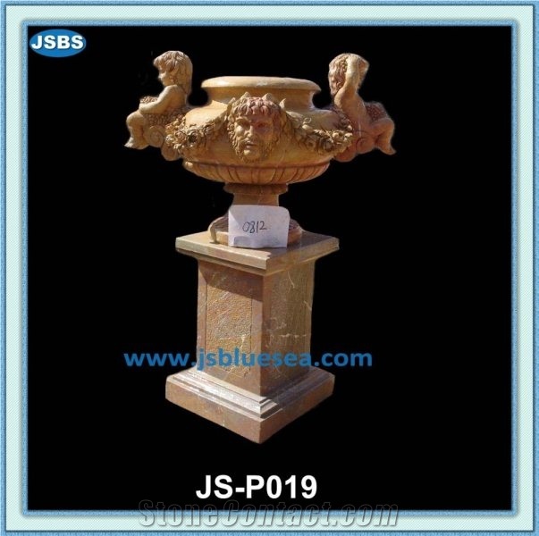 Decorative Garden Stone Flower Pot