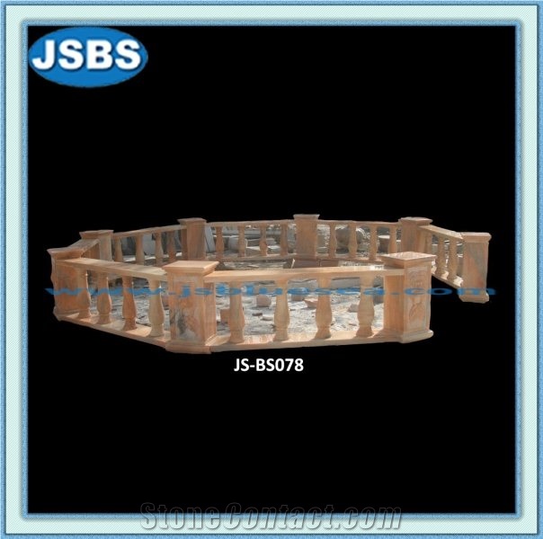 Decorative Stone Stair Baluster Railings