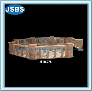 Decorative Stone Stair Baluster Railings