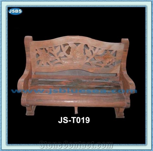 Garden Stone Bench and Chairs