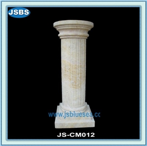 Marble Stone Gate Pillar Design