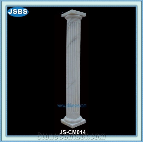 Marble Stone Gate Pillar Design