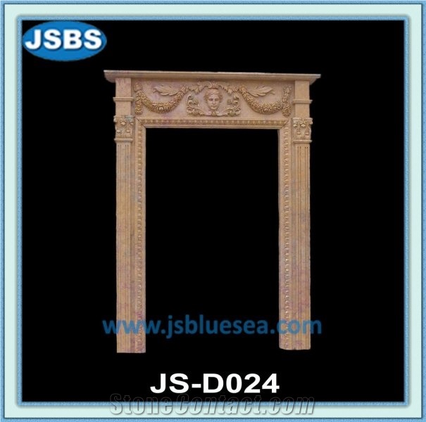 Stone Arch Door Frame Carving