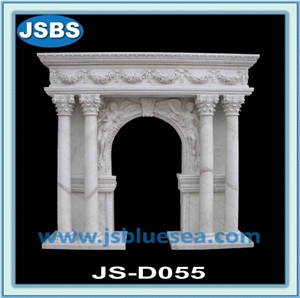 Stone Arch Door Frame Carving
