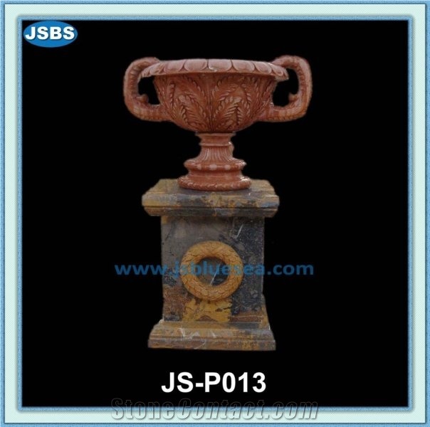 Stone Flower Pot, Natural Marble Flower Pots