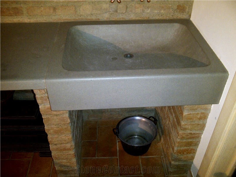Pietra Serena Hand Made Sink