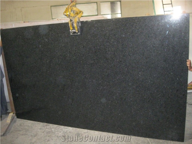 Ash Black Granite with Blue Galaxy Star Veins Slabs High Polished Tiles, Wall Cladding,Garden Floor Covering Pattern,Exterior Walling Tile