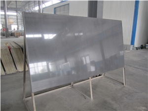 China Grey Quartzite Big Slab, Light Black Quartzite Slabs Tiles Wall Cladding,Garden Floor Covering Pattern,Interior Walling Tile
