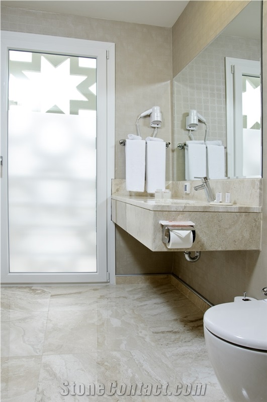 Daino Reale Beige Marble Slab Tile,Vento Royal Beige Marble Panel Bathroom Floor Covering,Wall Cladding Pattern