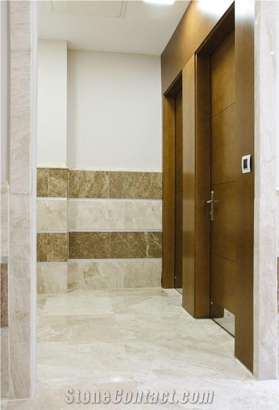 Daino Reale Beige Marble Slab Tile,Vento Royal Beige Marble Panel Bathroom Floor Covering,Wall Cladding Pattern