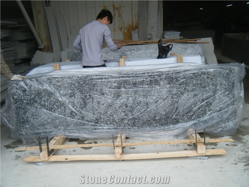 Sea Wave Spray White Granite Slabs Tiles,G423 Seawave White Granite Panel Wall Cladding,Floor Covering Pattern,Airport Interior Walling Tile