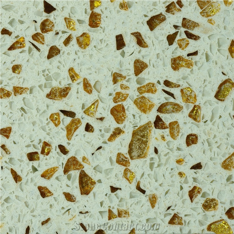 Quartz Stone Slab for Kitchen Countertops