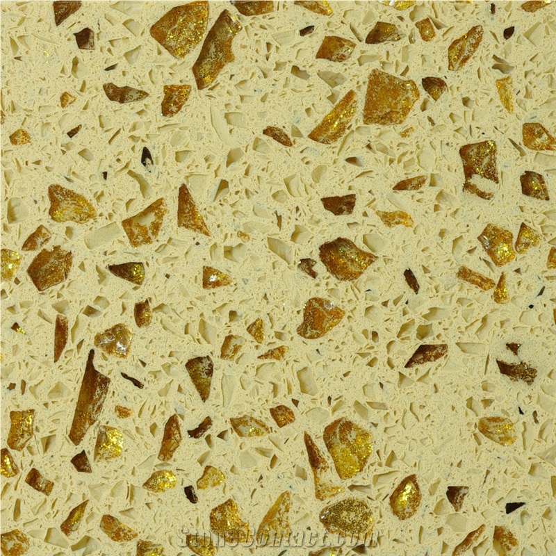Quartz Stone Slab for Kitchen Countertops