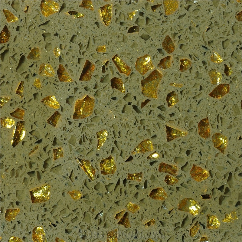 Quartz Stone Slab for Kitchen Countertops