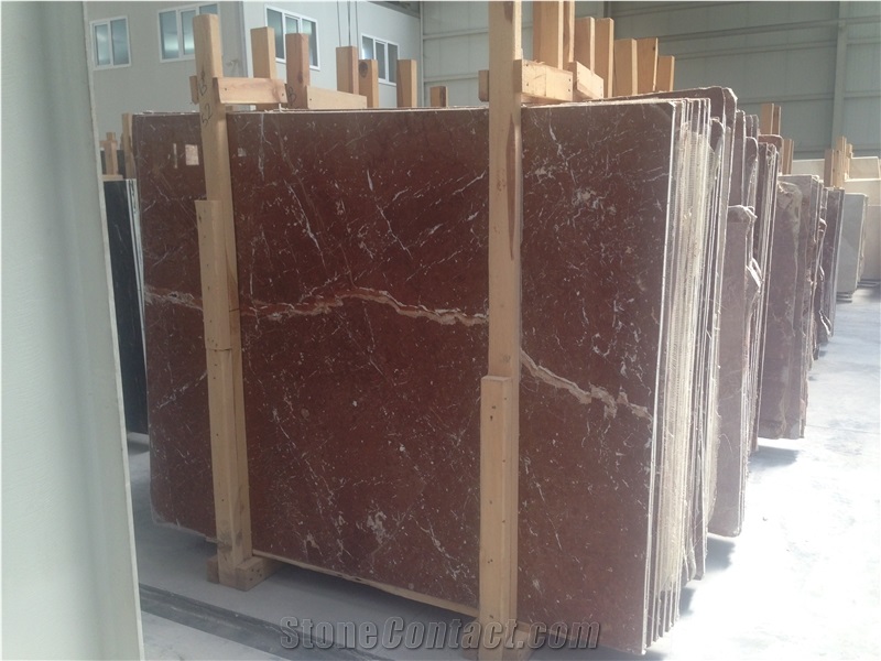 Rosso Alicante Marble (Aegean Rose) - Slabx20 mm