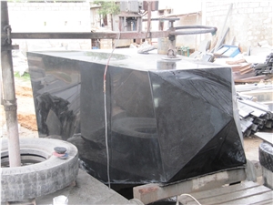 Memorial Stone, Absolute Black Granite, Memorial Monument