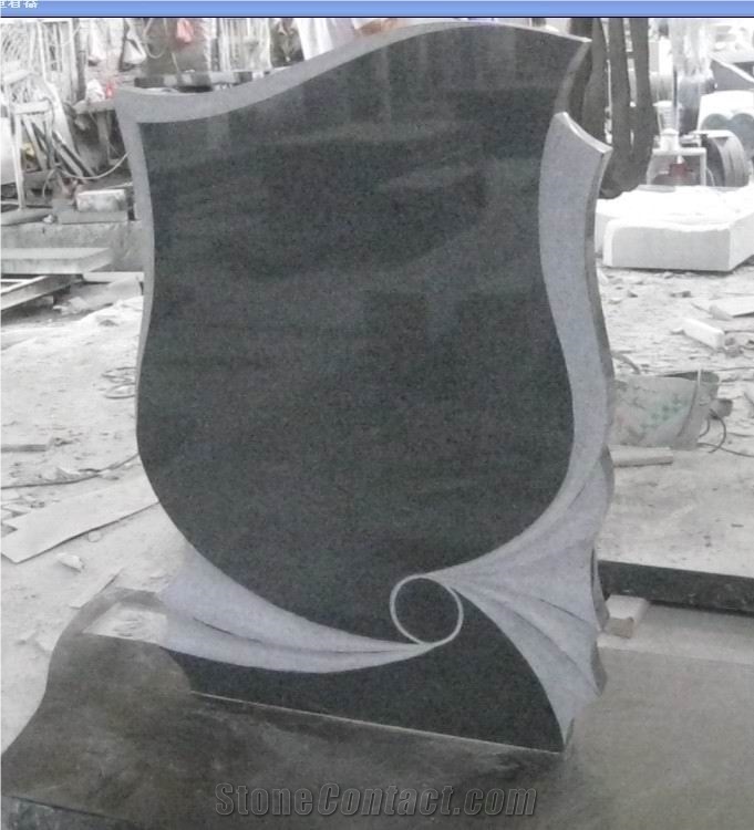 G654 Granite Headstone & Tombstone