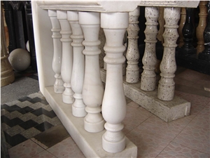 Guangxi White Marble Balustrade Guangxi White Marble Balustrade