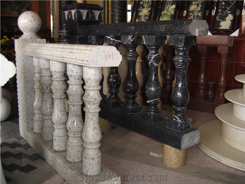 Guangxi White Marble Balustrade
