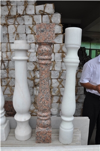 Guangxi White Marble Balustrade