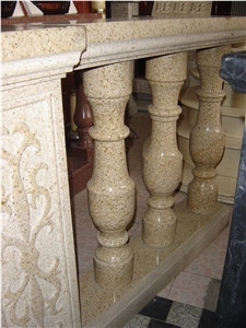 Harvest Golden Granite Balustrade and Handrail, G682 Yellow Granite Handrail