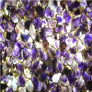 Amethyst Magic Gem Stone Slab