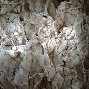 Moss Quartz Gem Stone Slab