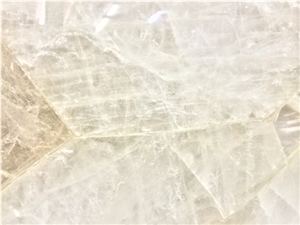Crystal Quartz Gemstone Slab & Tiles