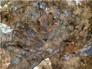 Labradorite Electric Midnight Gemstone Slab & Tiles