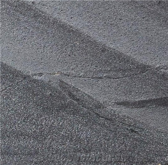 Black Wave Phyllite Slabs, Tiles