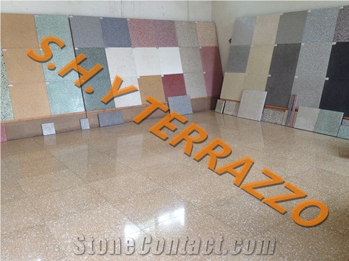Cement Agglomerated Terrazzo Tiles