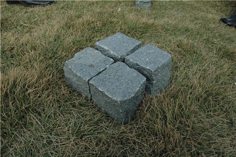 Cheap G654 Dark Grey Split Faced Driveway Granite