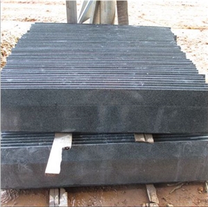 China G612 Dark Green Polished Steps