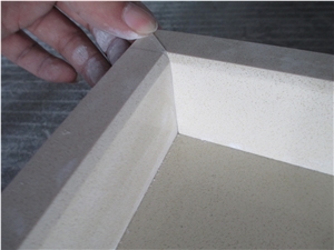 Sparkle White Quartz Polished Countertop, White Quartz Countertops