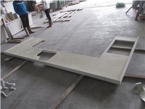 White Quartz Polished Countertop White Sparkle Quartz Stone Quartzite Countertops