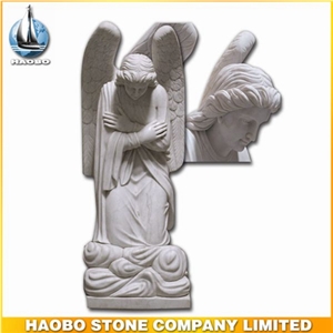 Male Angel Kneeling Angel Statue