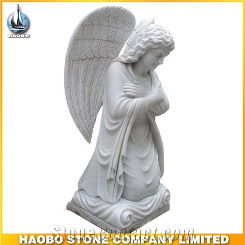 Marble Angel Statue Sculpture, White Marble Sculptures